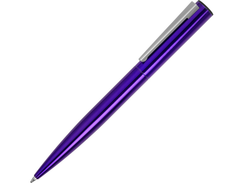 Ручка металлическая шариковая Icicle под полимерную наклейку, темно-синий - фото 1 - id-p90339719