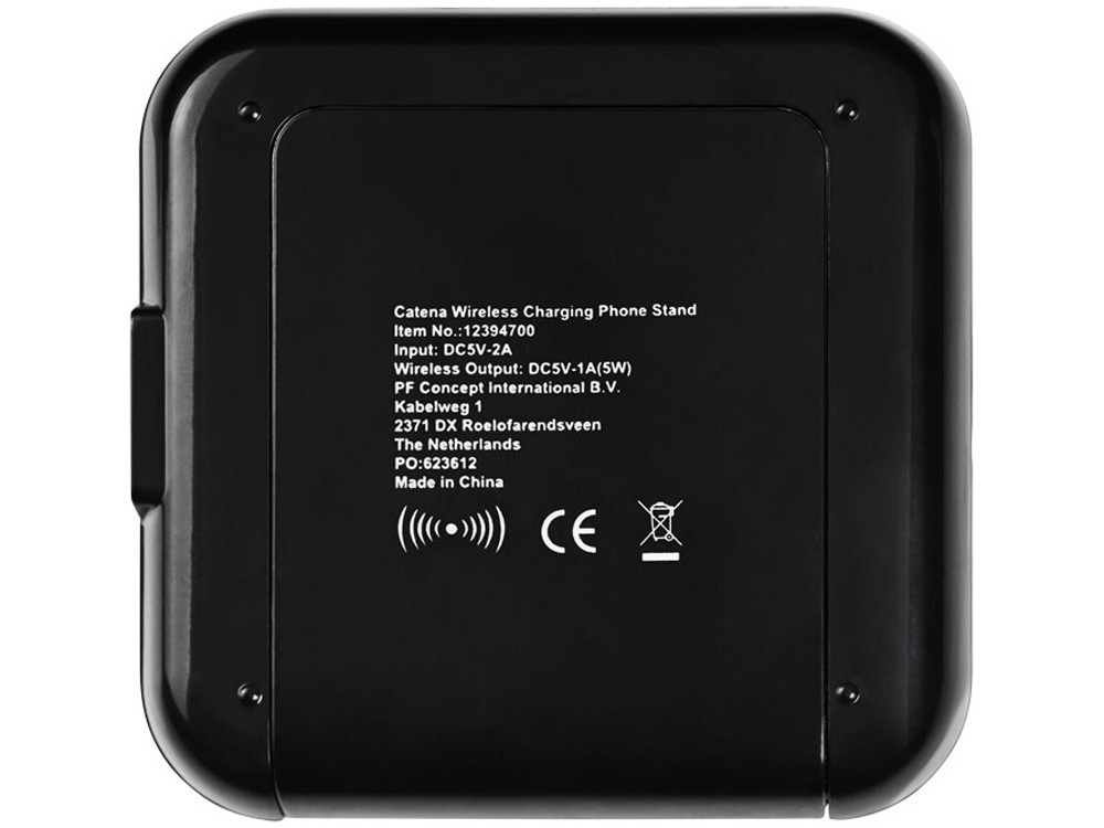 Беспроводная зарядка-подставка для смартфона Catena, черный - фото 3 - id-p90339755