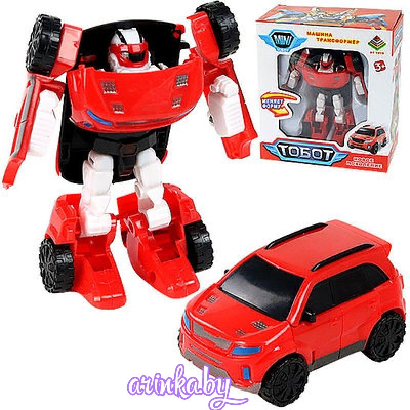 Робот-трансформер А, Tobot Red car (новое поколение) - фото 1 - id-p90362989