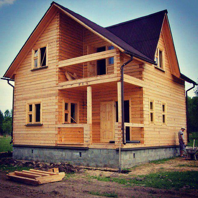 Каркасные дома из дерева строительство - фото 1 - id-p90363244