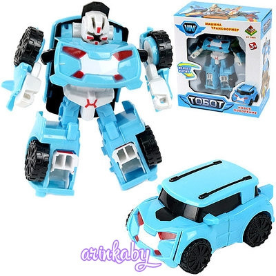 Робот-трансформер В, Tobot Blue car (новое поколение) - фото 1 - id-p90376102