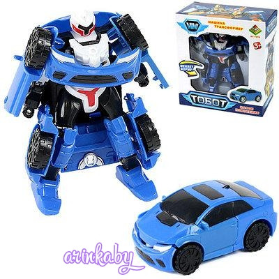 Робот-трансформер Е, Tobot dark blue car (новое поколение) - фото 1 - id-p90376554
