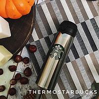 Термос Starbucks 480 мл серебристый