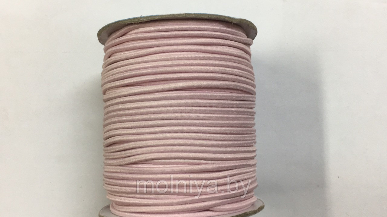 Шнур-резинка 2 мм. №067 св-розовый