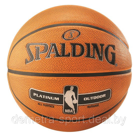 Баскетбольный мяч Spalding NBA Platinum Outdoor - фото 2 - id-p90397969