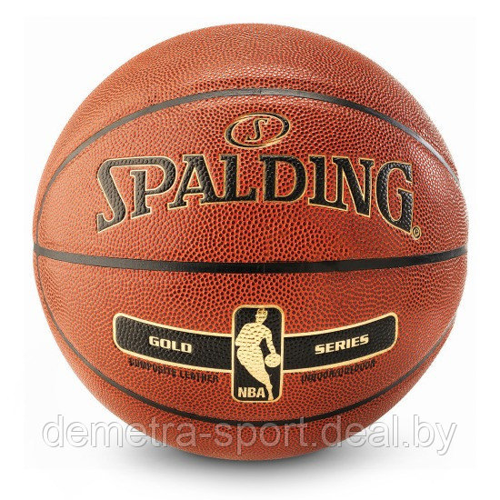 Баскетбольный мяч Spalding NBA Gold - фото 1 - id-p90399625