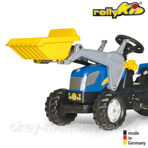 Педальный трактор Rolly Toys RollyKid New Holland 023929 - фото 6 - id-p90401777