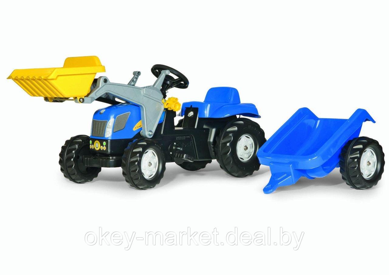 Педальный трактор Rolly Toys RollyKid New Holland 023929 - фото 4 - id-p90401777