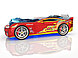 Кровать-машина Ferrari red - молния, фото 6