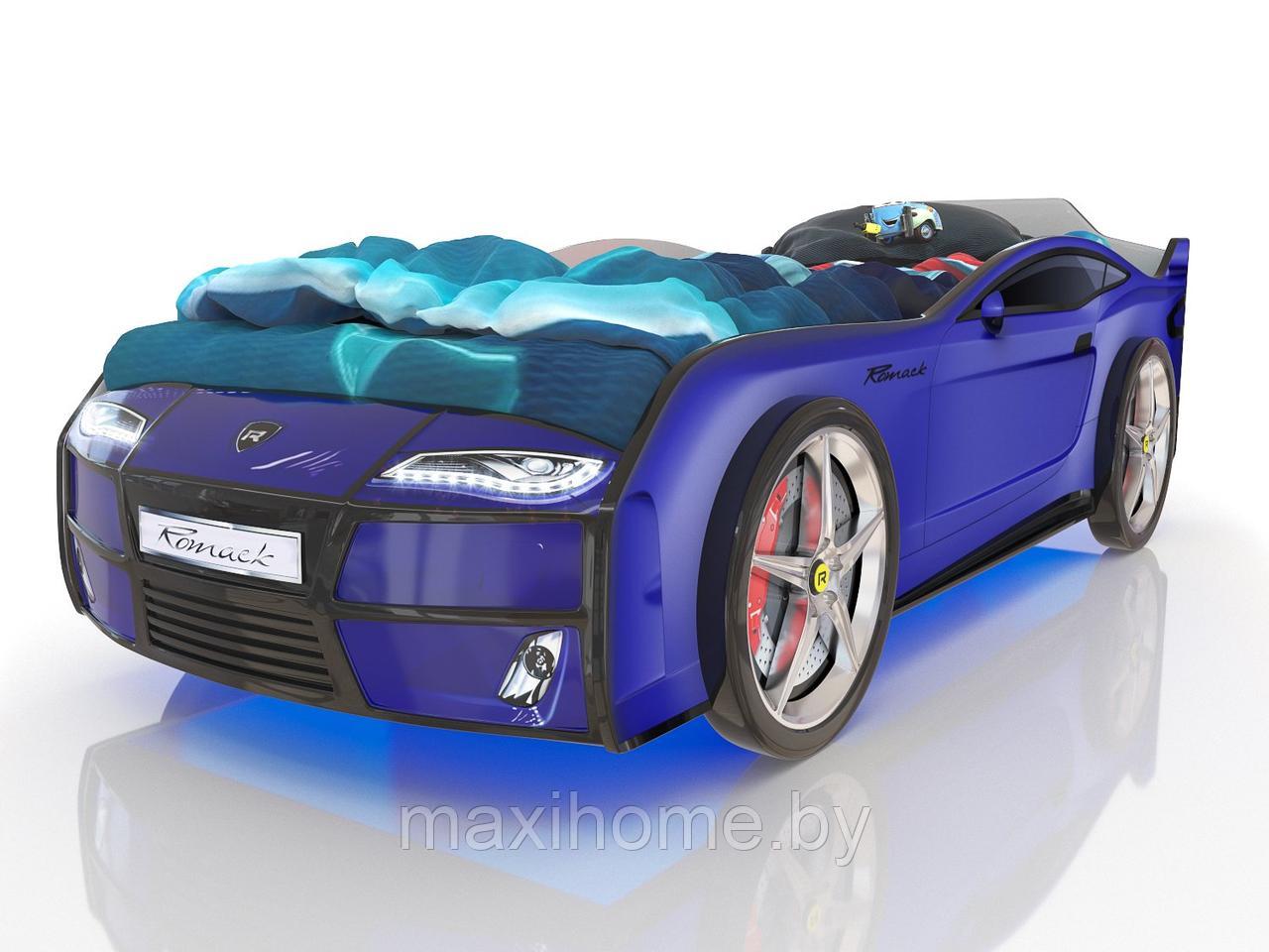 Кровать-машина Ferrari blue (синий) - фото 3 - id-p90402860