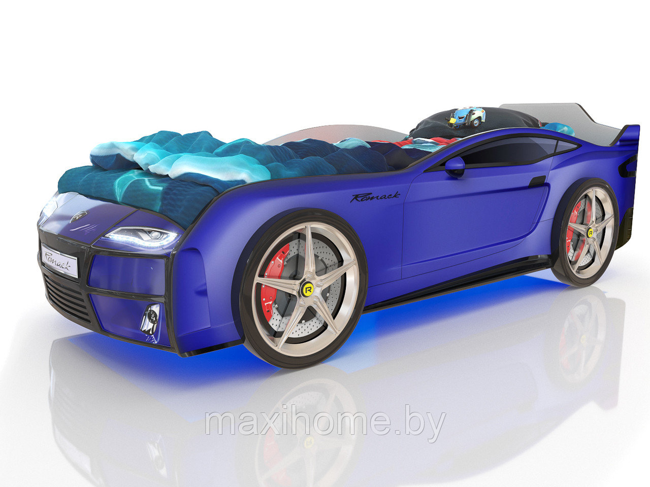 Кровать-машина Ferrari blue (синий)