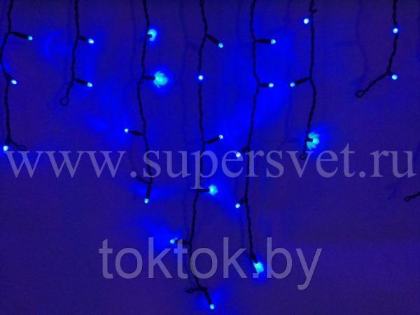 LED-RPLR-80-2M-B/BL-FLASH (СИНИЙ/ЧЕРНЫЙ ПРОВОД)