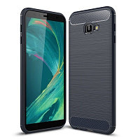 Защитный чехол UniCase Carbon синий для Samsung Galaxy J6 Plus