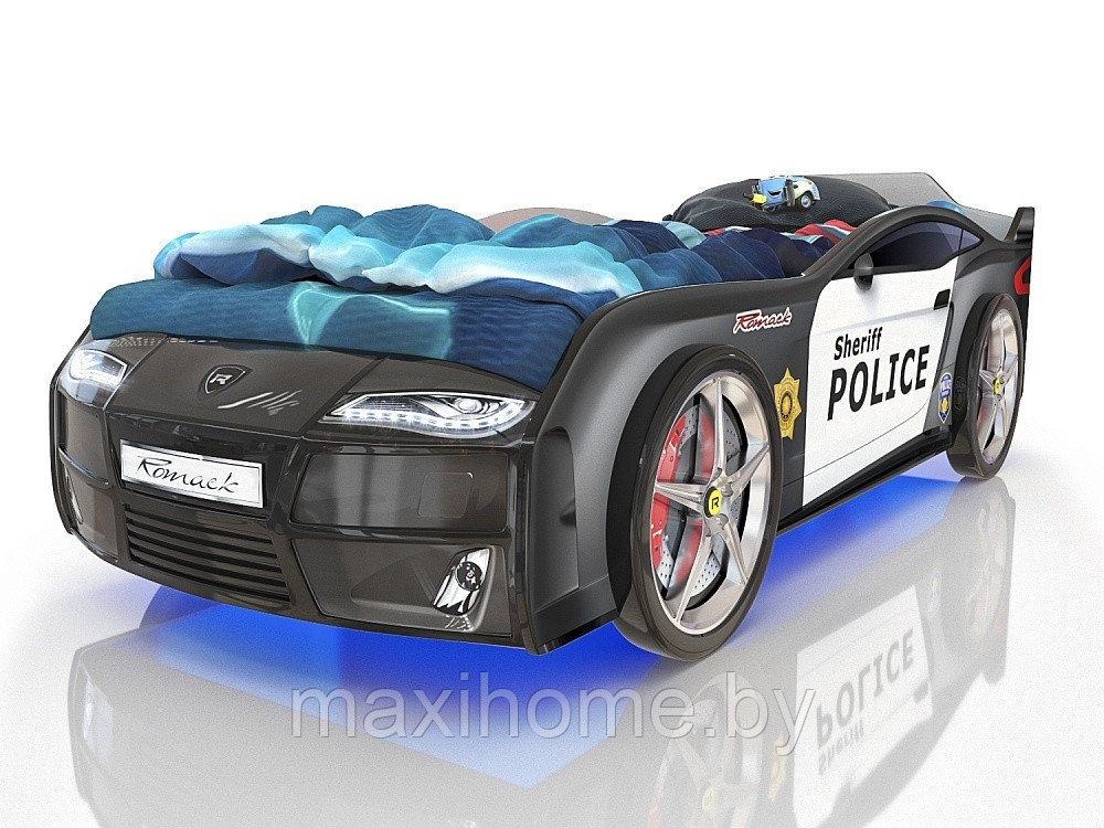 Кровать-машина Ferrari - полиция - фото 4 - id-p90423280
