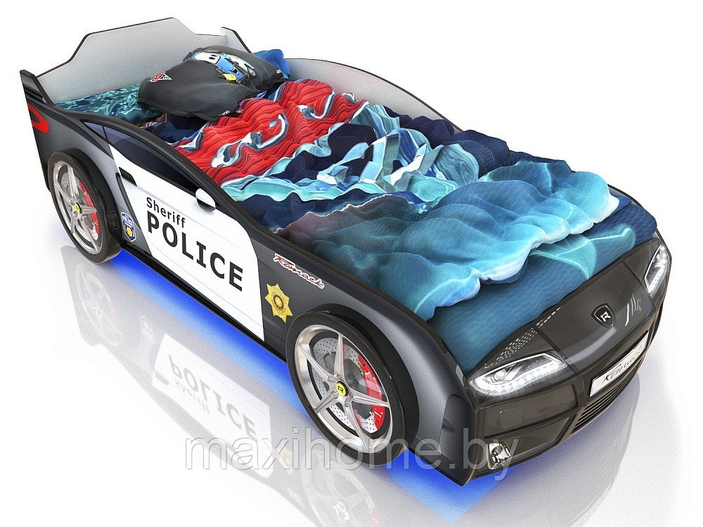 Кровать-машина Ferrari - полиция - фото 2 - id-p90423280