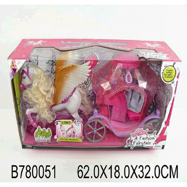 Карета с Пегасом 59 см для кукол типа Barbi 83264 - фото 4 - id-p90424136