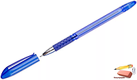 Ручка шариковая OfficeSpace College, 0,7 мм., на масляной основе, с резиновым грипом, синяя, фото 1