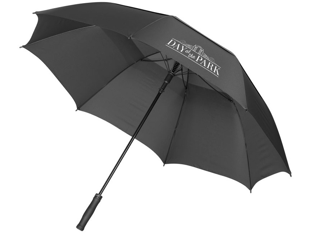 Зонт-трость Glendale 30, черный/серый - фото 5 - id-p90431926