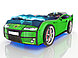 Кровать-машина Ferrari green (зеленый), фото 3