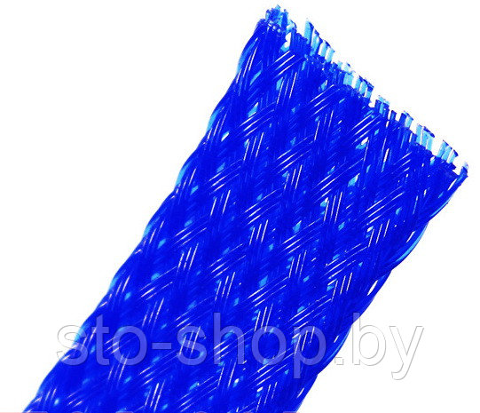 Оплетка холодной резки синяя СС-010 (змеиная кожа)