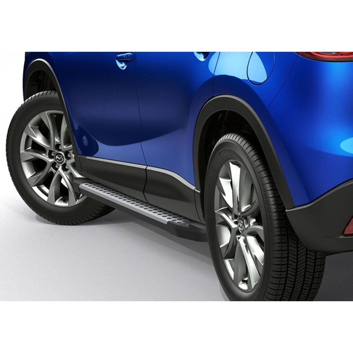 Пороги Bmw-Style кружки для Mazda CX-5 (2011-2016) № D173AL.3801.3