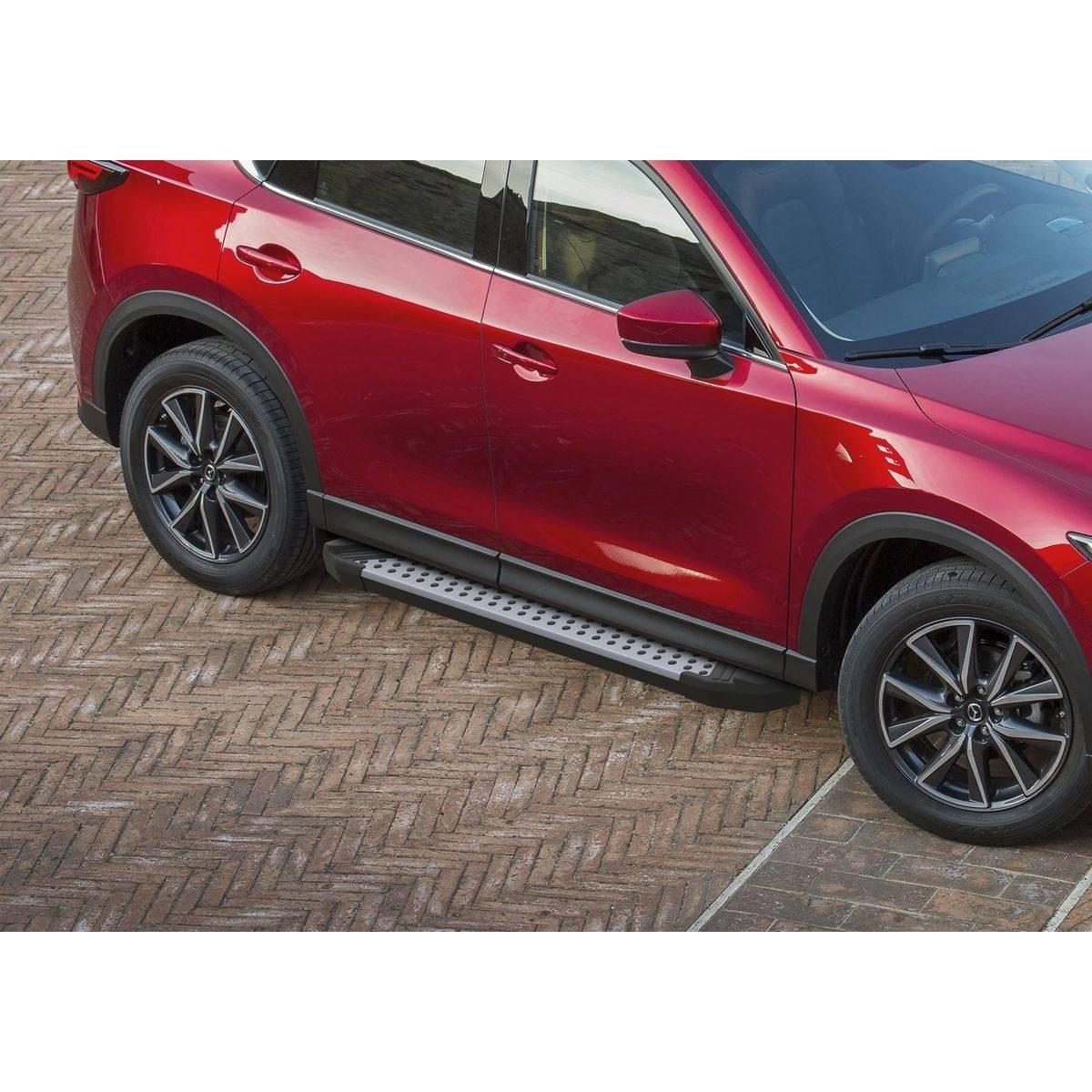 Пороги Bmw-Style кружки для Mazda CX-5 (2017-2018) № D173AL.3802.1