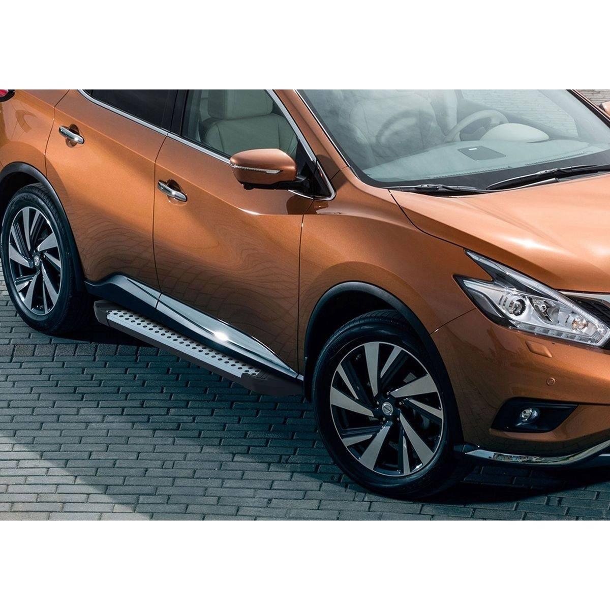 Пороги Bmw-Style кружки для Nissan Murano (2016-2018) № D180AL.4108.3