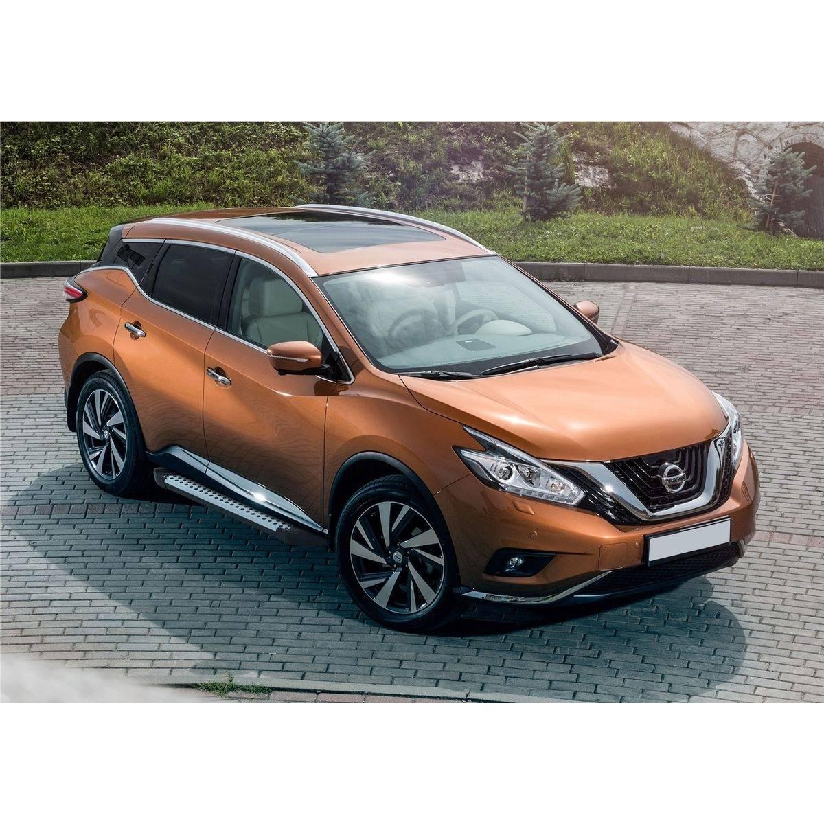 Пороги Bmw-Style кружки для Nissan Murano (2016-2018) № D180AL.4108.3 - фото 2 - id-p90462799