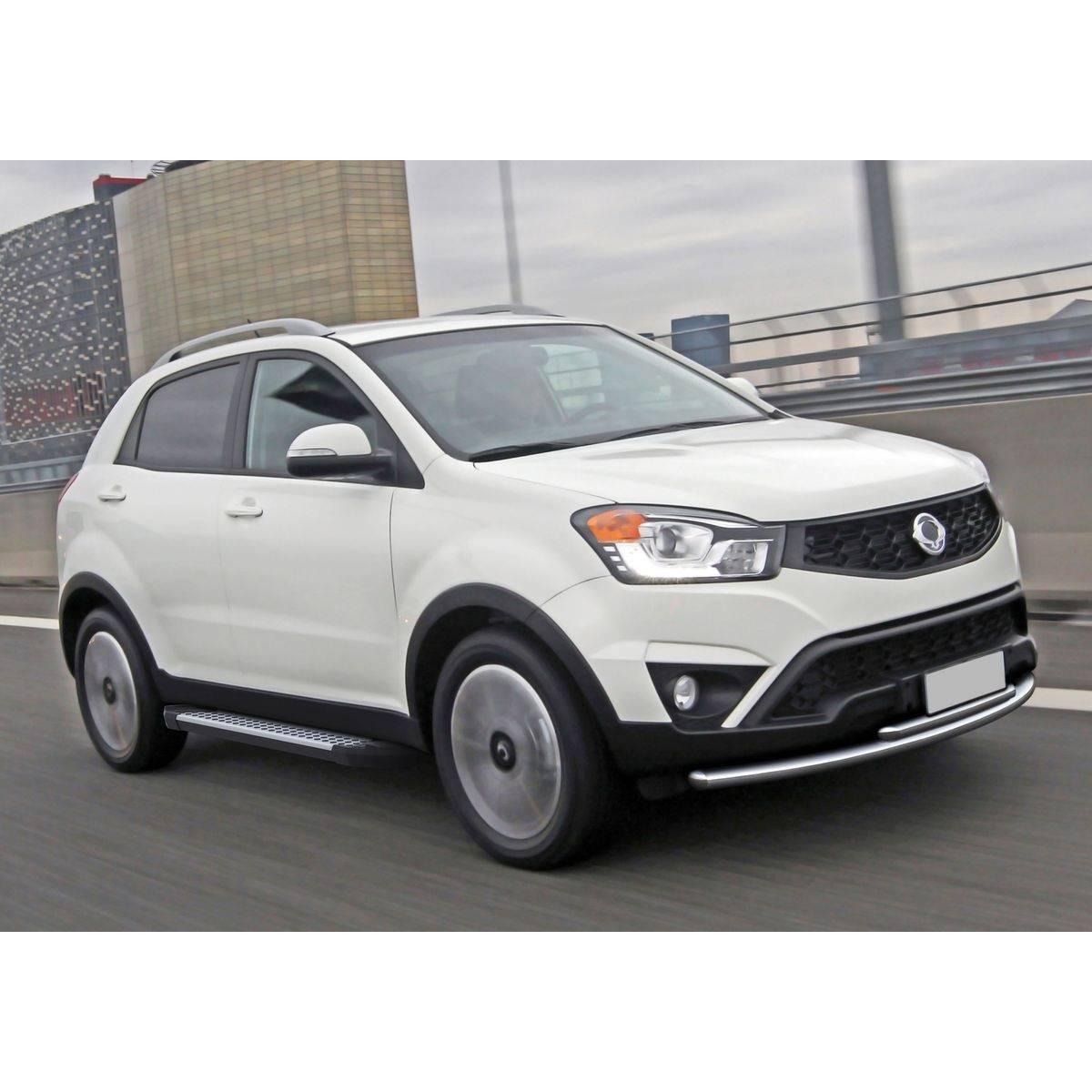 Пороги Bmw-Style кружки для SsangYong Actyon New (2011-2018) № D173AL.5303.2 - фото 2 - id-p90462805