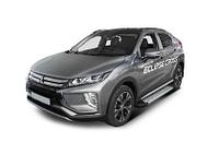 Пороги BMW-Style (кружки) усиленные для Mitsubishi Eclipse Cross 2018-2018. Артикул D180AL.4007.1