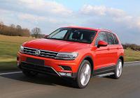 Пороги BMW-Style (овалы) усиленные для Volkswagen Tiguan II 2017-2018. Артикул B173AL.5802.4