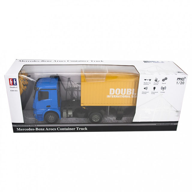 Контейнеровоз на р/у Mercedes-Benz Arocs 1:20 2.4G E564-003 - фото 10 - id-p90464297