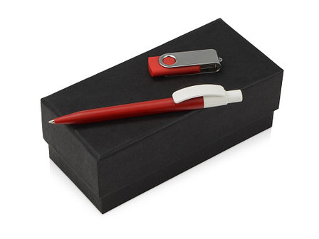 Подарочный набор Uma Memory с ручкой и флешкой, красный, фото 2