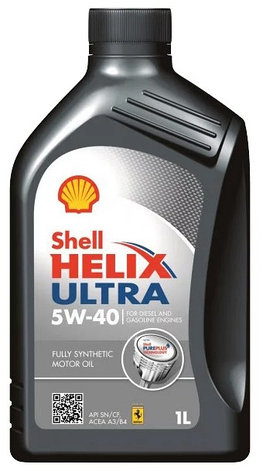 Моторное масло SHELL 550052677 Helix Ultra 5W-40 (новая банка) 1л, фото 2