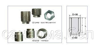 Бобышка БП-02 (для манометра) M20x1,5 - фото 5 - id-p4381981