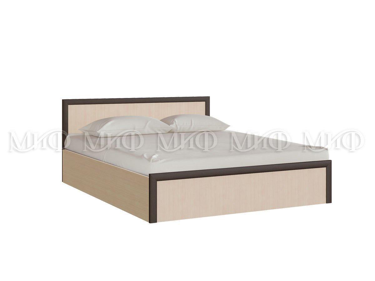 Кровать 1,6 Грация (венге и дуб беленый) фабрика Миф - фото 1 - id-p90537087