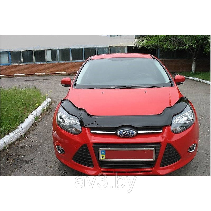 Дефлектор капота Ford Focus (2011-2015) [FR26] (VT52)