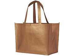 Ламинированная сумка-шоппер Alloy, медно-красный