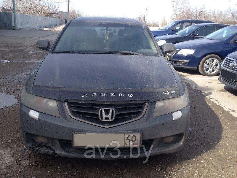 Дефлектор капота Honda Accord (2002-2007) с молдингом [HD01] (VT52)