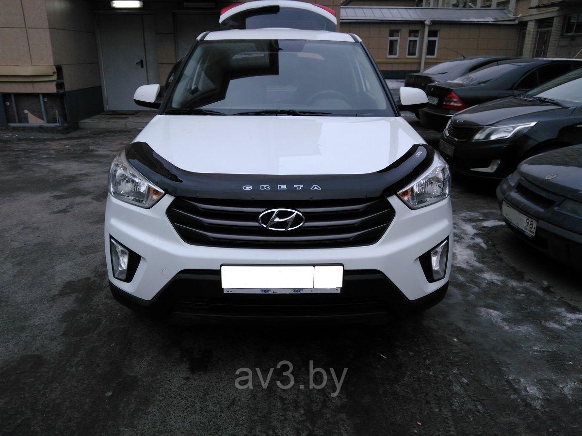 Дефлектор капота Hyundai Creta 2016-2021 [HYD57] VT52