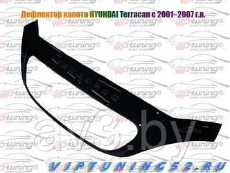 Дефлектор капота Hyundai Terracan (01-07) [HYD17] VT52