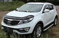 Дефлектор капота Kia Sportage (2010-2016) длинный [KA20] VT52