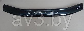 Дефлектор капота Nissan Navara D40 (2005-2010) [NS26] (VT52)
