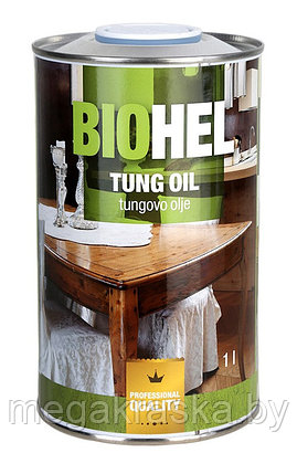 Тунговое масло "biohel tung oil" 1л., фото 2