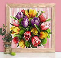 Картина стразами "Букет тюльпанов"