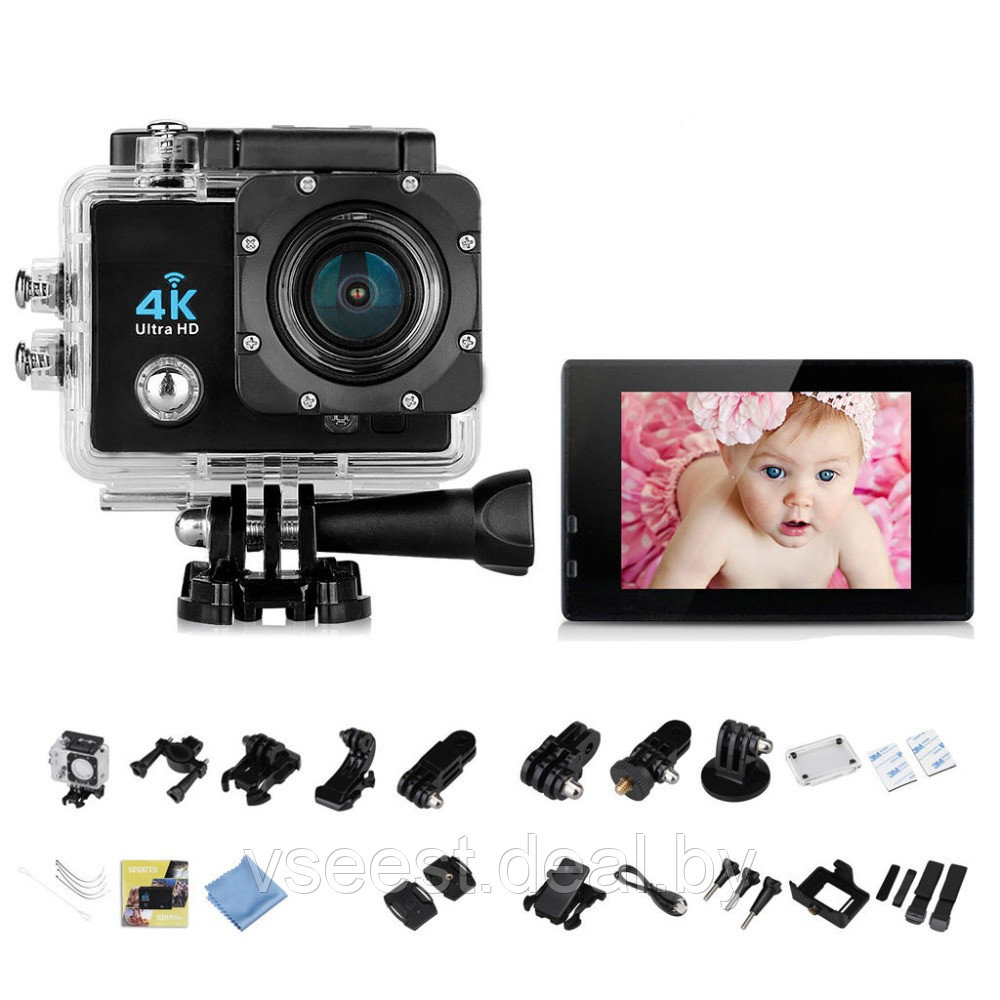 Экшн камера 4K SPORTS Ultra HD DV E-Q5 - фото 3 - id-p90680271