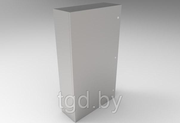 Шкаф монтажный 400х300х250 с монтажной панелью н/ж сталь AISI 304