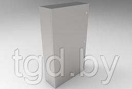 Шкаф монтажный 600х500х250 с монтажной панелью н/ж сталь AISI 304