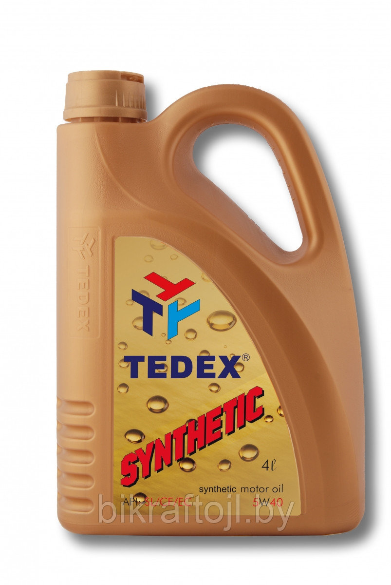 Масло моторное TEDEX Synthetic Motor Oil 5W-40 API SM/CF (канистра 4 л) - фото 1 - id-p90709721