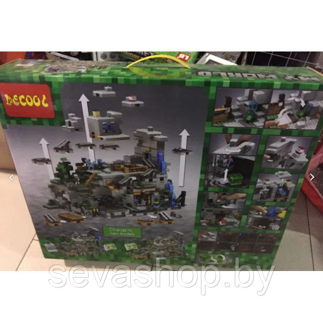 Конструктор Decool 831 My World Горная пещера (аналог Lego Minecraft 21137) 2863 детали - фото 6 - id-p90728642